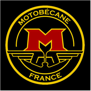 Motobecanes France Logo Posters and Art