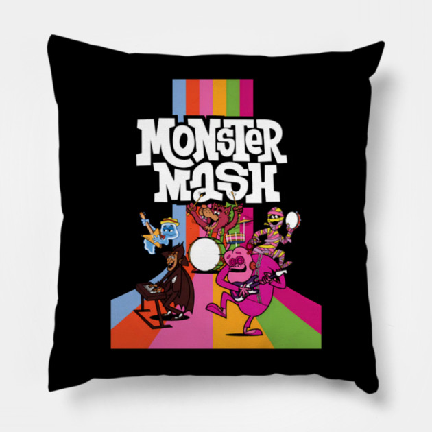 Monster Mashs Cereal Pillow by Ink Lines