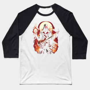 Skull Guitar Sleep Token Baseball T-Shirt