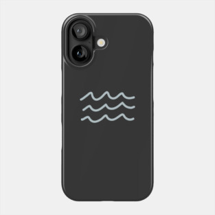 Minimal Waves Phone Case