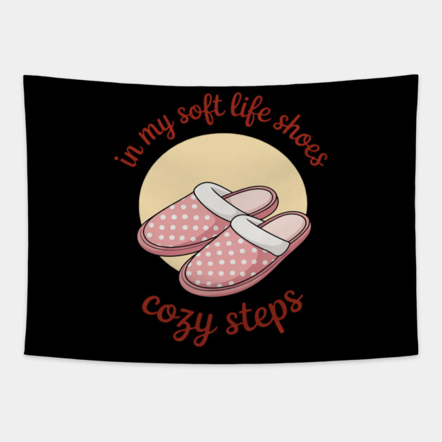 Soft Life Aesthetic Calm Comfortable Relaxing Chill Life Tapestry by Ink Lines