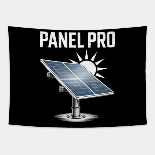 Solar Energy PANEL PRO Sun Power Funny Solar Tapestry by Ink Lines
