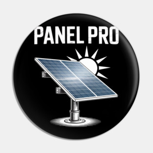Solar Energy PANEL PRO Sun Power Funny Solar Pin