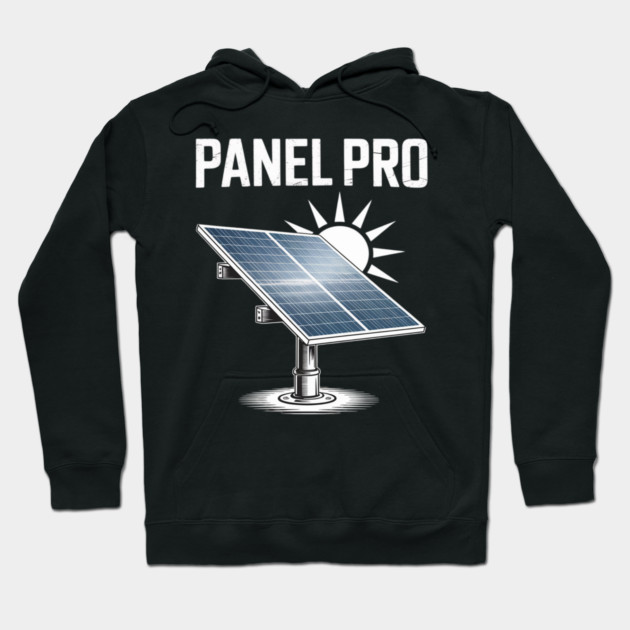 Solar Energy PANEL PRO Sun Power Funny Solar Hoodie by Ink Lines