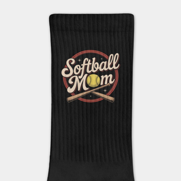 Softball Mom Sport Spirit by Ink Lines