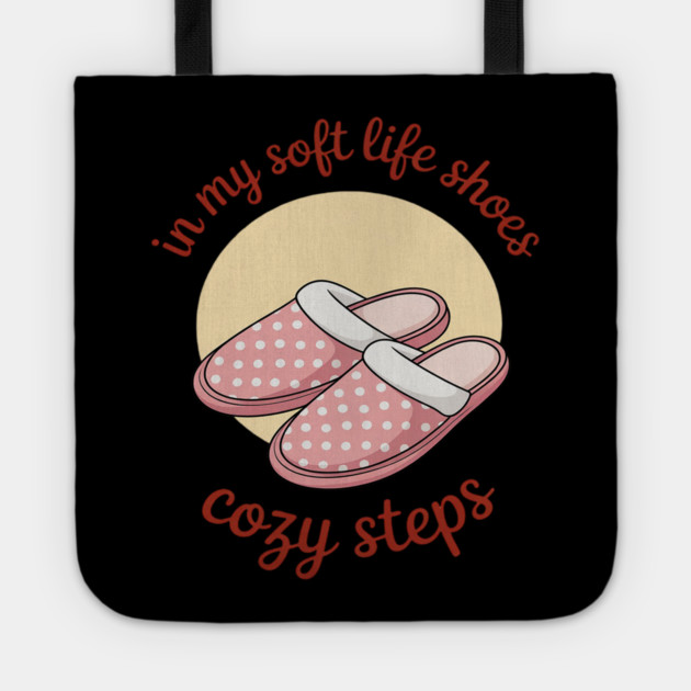 Soft Life Aesthetic Calm Comfortable Relaxing Chill Life Tote by Ink Lines