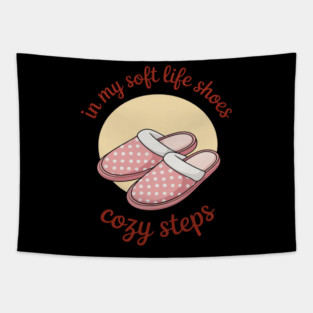 Soft Life Aesthetic Calm Comfortable Relaxing Chill Life Tapestry