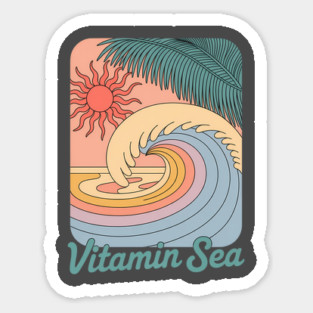 Vitamin Sea Beach Sticker
