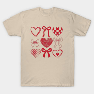 Heart and Bow Valentine's Day T-Shirt