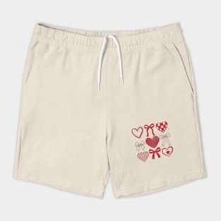 Heart and Bow Valentine's Day Shorts