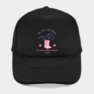One Beautiful Western Design - Horse Camp Gift Bundle for Teenage Girl - Hat, Socks, Bag, Hoodie, and More Hat