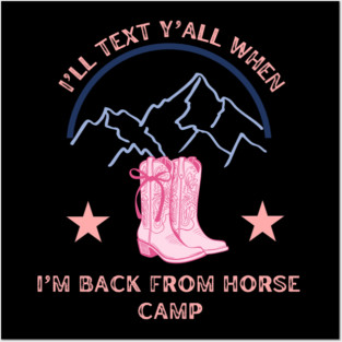 One Beautiful Western Design - Horse Camp Gift Bundle for Teenage Girl - Hat, Socks, Bag, Hoodie, and More Posters and Art