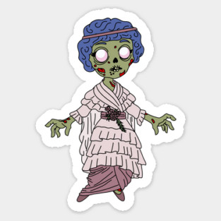1910 Zombie Sticker