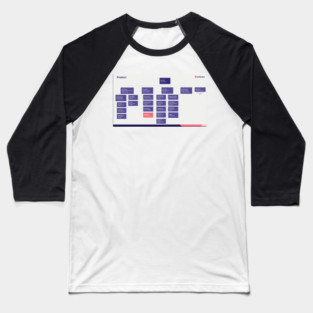 Org Chart Baseball T-Shirt