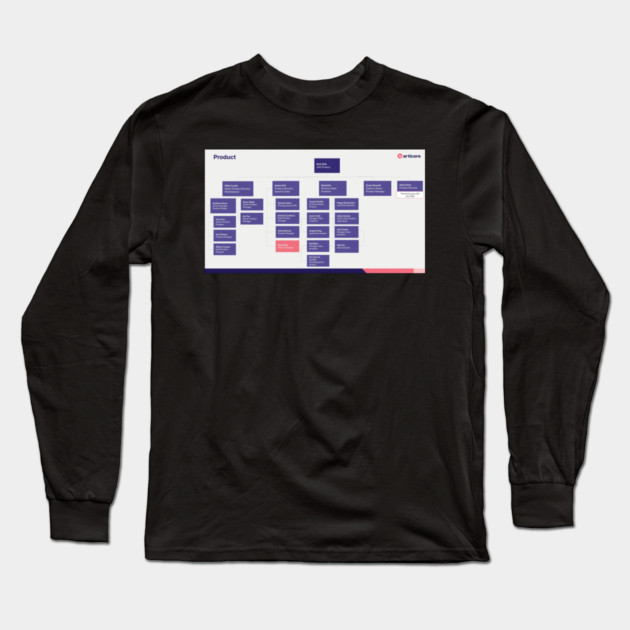 Org Chart Long Sleeve T-Shirt by drewreynoldssss