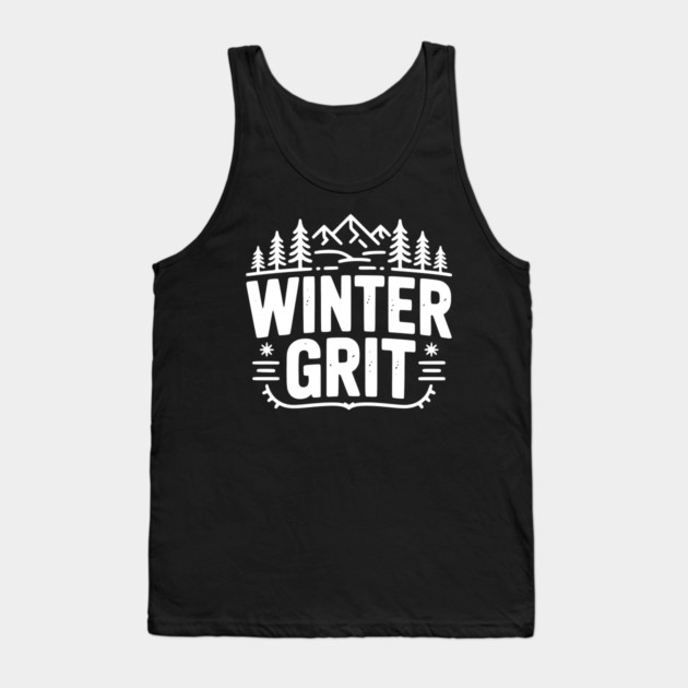 Winter Grit Tank Top by Frank Ring