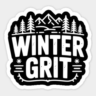 Winter Grit Sticker