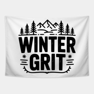 Winter Grit Tapestry