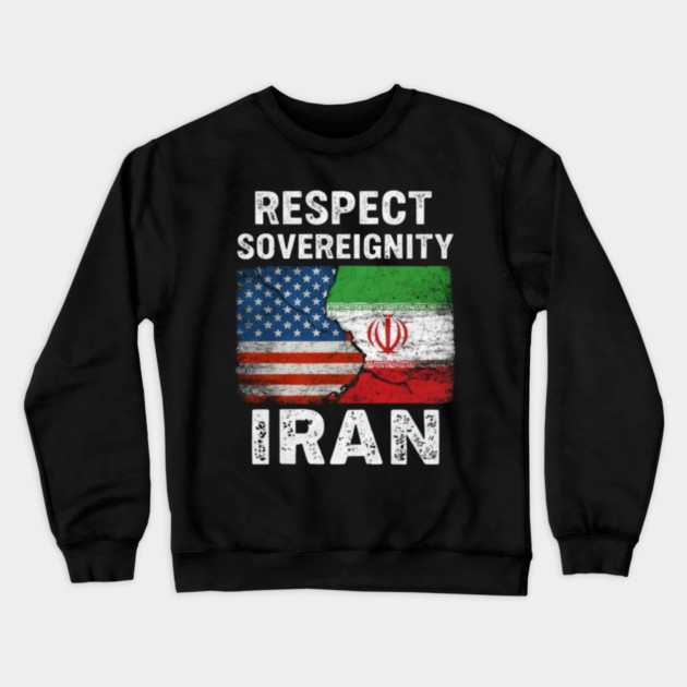 Freedom-For-Iran Crewneck Sweatshirt by dtr_art