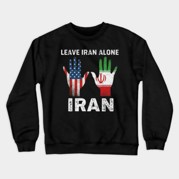 Freedom-For-Iran Crewneck Sweatshirt by dtr_art