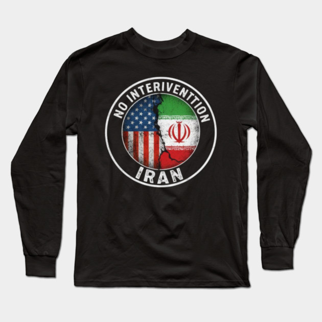 Freedom-For-Iran Long Sleeve T-Shirt by dtr_art