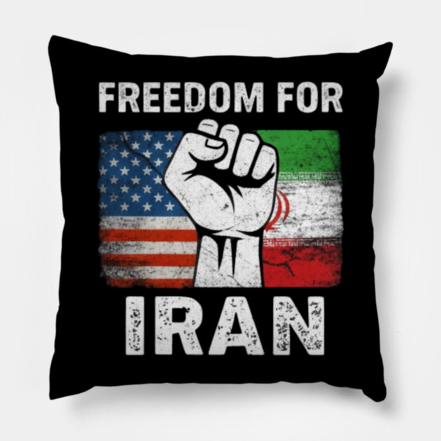 Freedom-For-Iran Pillow by dtr_art