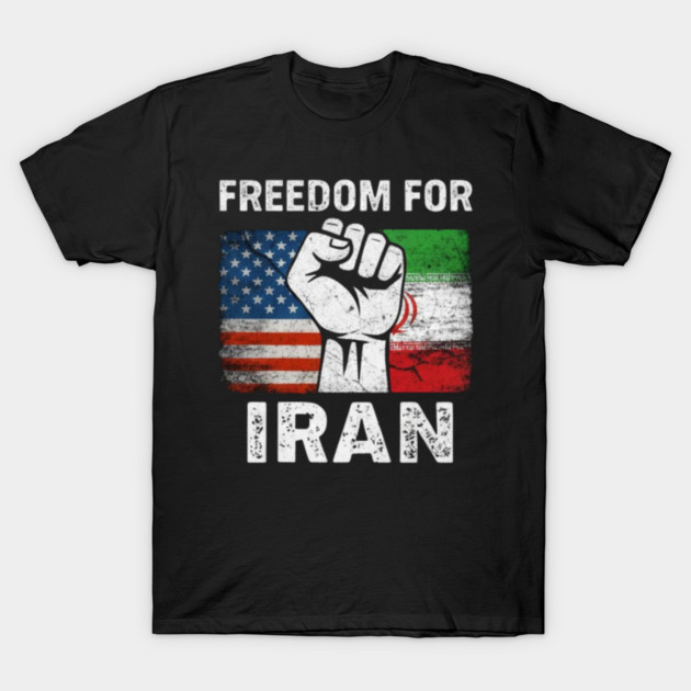 Freedom-For-Iran T-Shirt by dtr_art