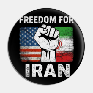 Freedom-For-Iran Pin