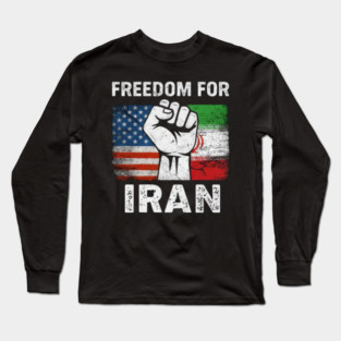 Freedom-For-Iran Long Sleeve T-Shirt