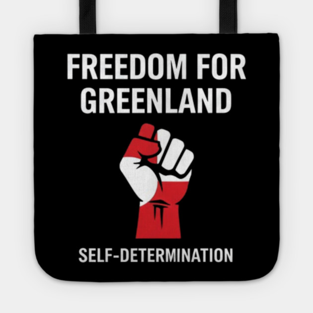 Greenland-Is-Not-For-Sale Tote by dtr_art