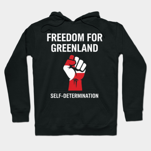 Greenland-Is-Not-For-Sale Hoodie by dtr_art