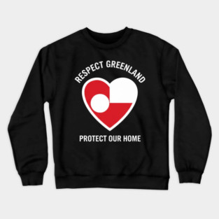 Greenland-Is-Not-For-Sale Crewneck Sweatshirt