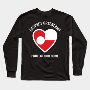 Greenland-Is-Not-For-Sale Long Sleeve T-Shirt