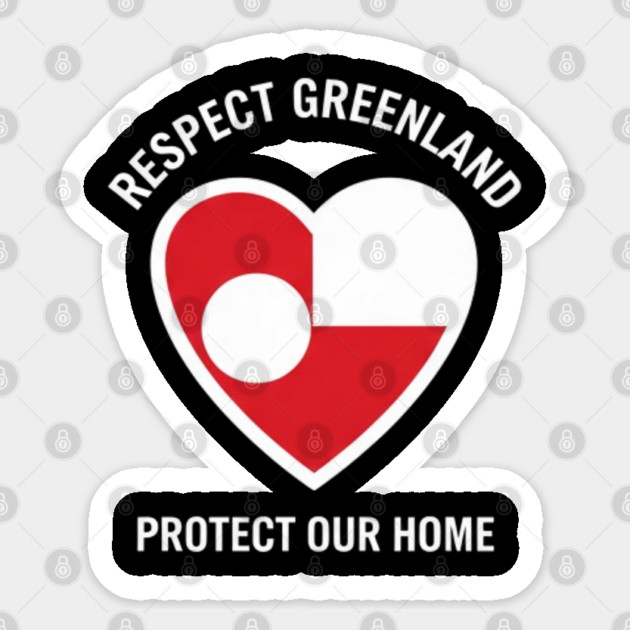 Greenland-Is-Not-For-Sale Sticker by dtr_art