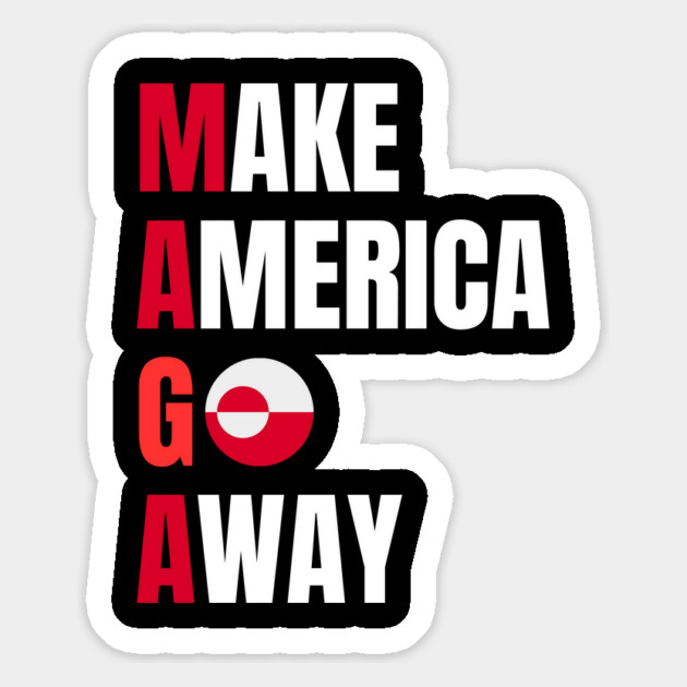 Make America Go Away Magnet by Creatifly Graphic Tees
