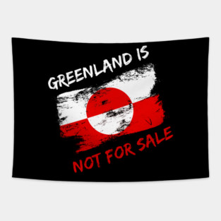 Greenland Is Not For Sale Tapestry