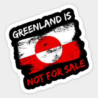 Greenland Is Not For Sale Sticker