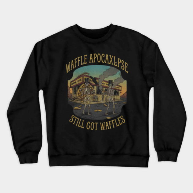 Waffle-House-Grateful-Dead-Lot Crewneck Sweatshirt by dtr_art