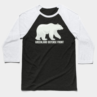 Greenland Defense Front Baseball T-Shirt
