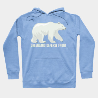 Greenland Defense Front Hoodie