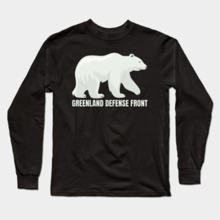 Greenland Defense Front Long Sleeve T-Shirt