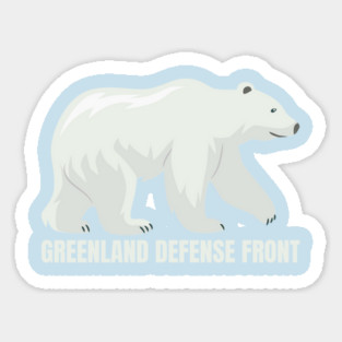 Greenland Defense Front Sticker