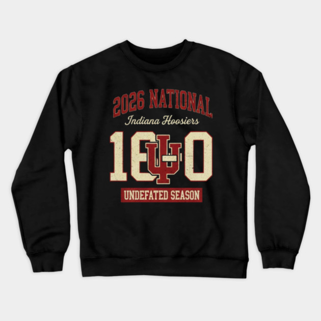 Iu-National-Champions Crewneck Sweatshirt by dtr_art