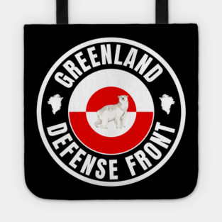 Greenland Defense Front Tote