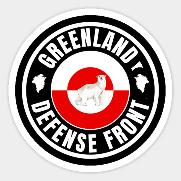 Greenland Defense Front Magnet by Creatifly Graphic Tees