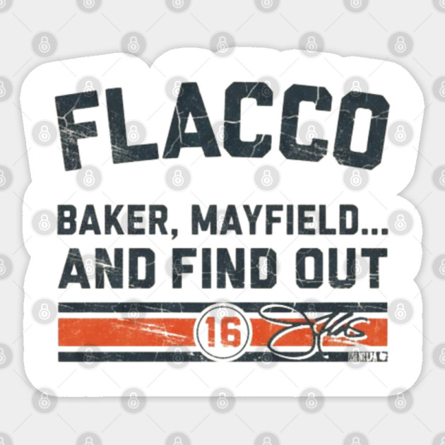 Joe Flacco Round & Find Out Sticker by dtr_art