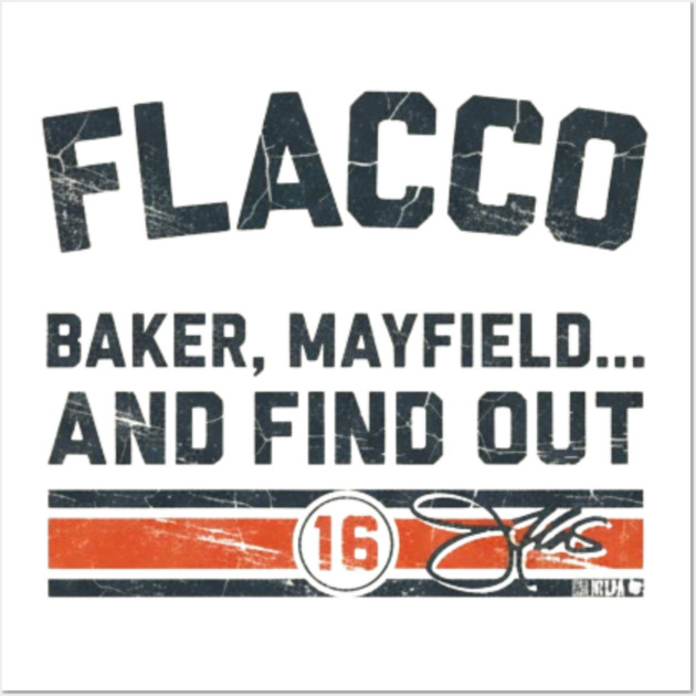 Joe Flacco Round & Find Out Wall Art by dtr_art