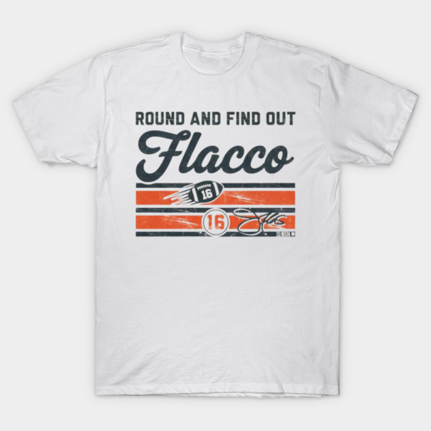 Joe Flacco Round & Find Out T-Shirt by dtr_art