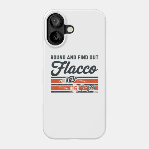 Joe Flacco Round & Find Out Phone Case by dtr_art