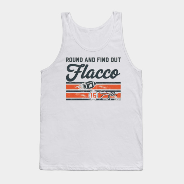 Joe Flacco Round & Find Out Tank Top by dtr_art